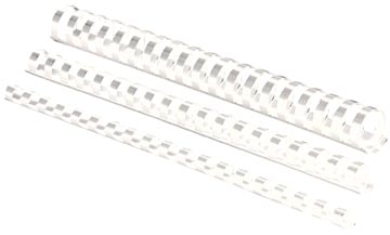 Fellowes reliures, paquet de 100 pièces, 6 mm, blanc