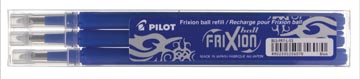 Pilot recharge pour frixion ball et frixion ball clicker, pointe moyenne, bleu