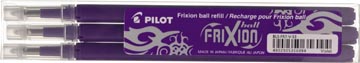 Pilot recharges pour frixion ball et frixion click violet