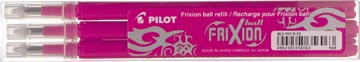 Pilot recharge pour frixion ball et frixion ball clicker, pointe moyenne, rose