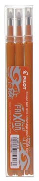 Pilot recharges pour frixion ball et frixion click orange