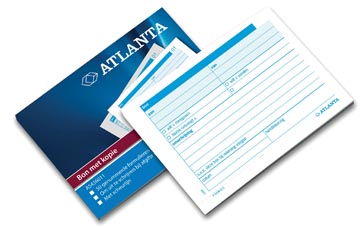 Atlanta by jalema carnets à souches numéroté 1-50, 50 feuilles en double, autocopiant