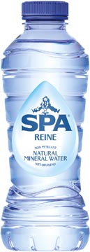 Spa reine eau, bouteille de 33 cl, paquet de 24 pièces