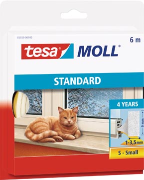 Tesa moll standard coupe-vent i-profil, 6 m, blanc