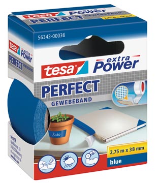 Tesa extra power perfect, ft 38 mm x 2,75 m, bleu