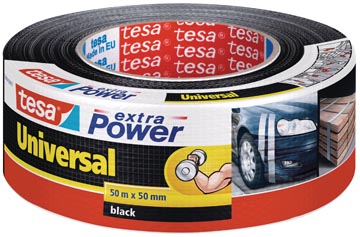 Tesa extra power universal, ft 50 mm x 50 m, noir