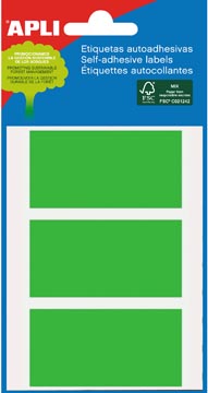 Apli étiquettes colorées en pochette vert (2074)