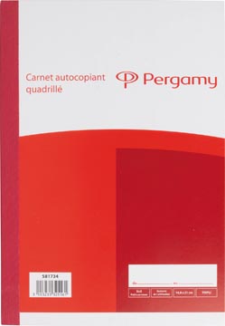 Pergamy orderbook, autocopiant, en trois exemplaires, 3 x 50 feuilles, format 14,8 x 21 cm