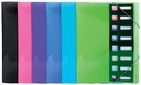 Exacompta iderama trieur, en pp, avec 8 compartiments, couleurs assorties