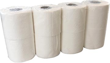 Papier toilette, 3 plis, 200 feuilles, paquet de 7 x 8 rouleaux