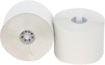 Papier toilette avec capuchon, 2 plis, 100 m, paquet de 36 rouleaux