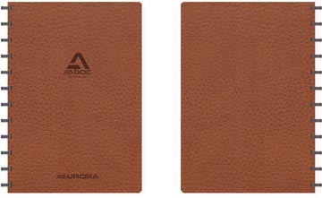 Adoc business cahier, ft a4, 144 pages, quadrillé 5 mm, brun