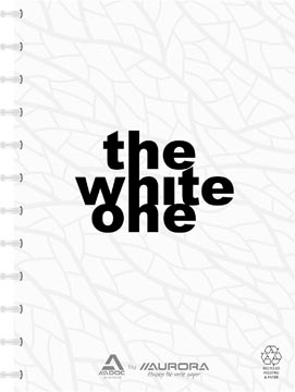 Adoc schrift the white one ft a4, 144 pages, couverture en pp recyclé, blanc
