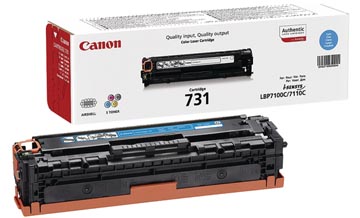 Canon toner 731c, 1.500 pages, oem 6271b002, cyan