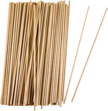 Bouhon bâton en bois, sachet de 100 pièces