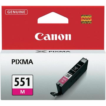 Canon cartouche d'encre cli-551m, 319 pages, oem 6510b001, magenta