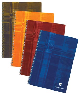 Clairefontaine cahier, ft a4, 100 pages, ligné, avec marge
