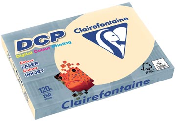 Clairefontaine dcp papier de présentation a4, 120 g, ivoire, paquet de 250 feuilles