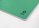 Clairefontaine forever cahier spirale, recyclé, a5, 90g, 120 pages, quadrillé 5 mm, vert