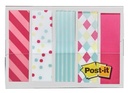 Post-it index, candy collection, ft 11,9 mm x 43,2mm, 5 x 20 onglets