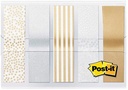Post-it index, metallic collection, ft 11,9 mm x 43,2mm, 5 x 20 pièces