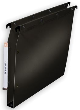 L'oblique dossiers suspendus pr armoires polypro fond 30 mm, noir