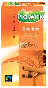 Pickwick thé, rooibos, du commerce équitable, paquet de 25 sachets