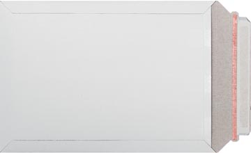 Bong pochette en carton plat, ft 229 x 324 mm, fermeture bande auto-adhésive, boîte de 100 pièces
