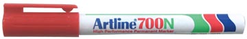 Artline marqueur permanent 700n rouge