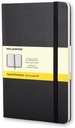 Moleskine carnet de notes, ft 13 x 21 cm, geruit, couverture solide, 240 pages, noir
