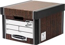 Bankers box premium boîte archivage standard, ft 33 x 25,4 x 38,1, grain de bois