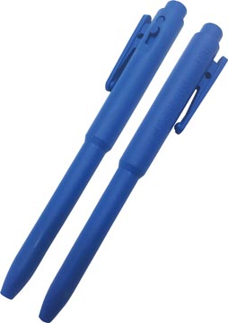 Bst stylo bille détectable j800, bleu, boîte de 25 pièces