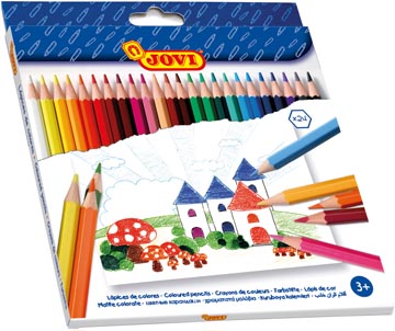 Jovi crayon de couleur 24 crayons