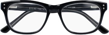 Silac new black lunettes de lecture, polycarbonate noir, +1.50