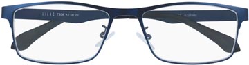 Silac blue metal lunettes de lecture, métal san nickel bleu mat, +1,50