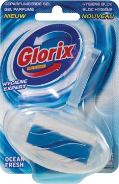 Glorix parfum de toilette ocean fresh, bloc de 40 g