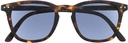 Silac sol lunettes de soleil turtle rubber, brun