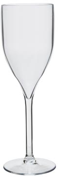 Tritan verre à champagne venus, en plastique, set de 6 pièces