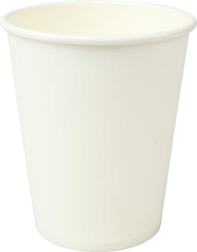 Gobelet en carton, 150 ml, blanc, paquet de 100 pièces