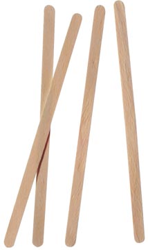 Spatules en bois, sans éclats, 140 mm, paquet de 1000 pièces