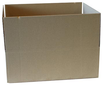 Boîte d'expédition, cannelure simple, 3 mm, brun, ft 430 x 310 x 150 mm