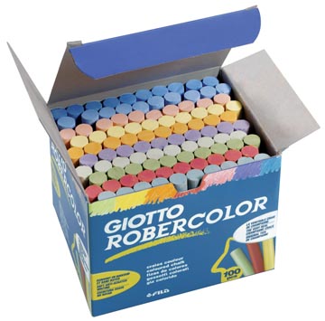 Giotto craie robercolor, couleurs assorties
