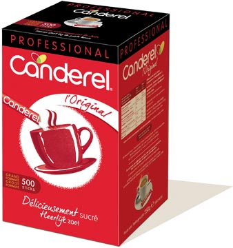 Canderel sticks de sucre, 0,5 g, boîte de 500 pièces