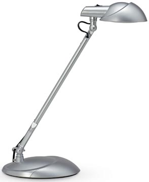 Maul luminaire de bureau led storm, lumière blanche neutre, argenté