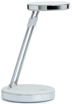 Maul luminaire de bureau led puck, réglable en hauteur, lumière blanche du jour, blanc