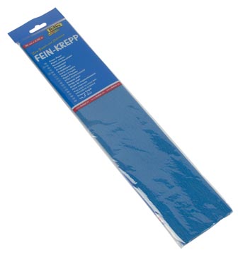 Folia papier crépon bleu intense