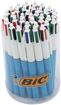 Bic 4 colours original, stylo bille, 0,32 mm, 4 couleurs d'encre classique, tubo de 36 pièces