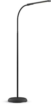 Maul lampadaire liseuse led pirro hauteur 126,5cm, lumière blanche chaude, réglable, noir