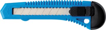 Westcott office cutter, corps plastique, 18mm, bleu