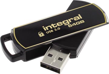 Integral 360 secure clé usb 3.0, 64 go
